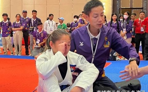 东运会女子柔道赛：柬埔寨惜败菲律宾，获得银牌！