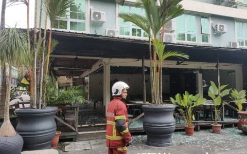 酒店厨房气爆　4员工逃不及被炸伤
