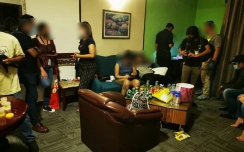 公寓内开趴狂欢，马来西亚5男5女当场被捕
