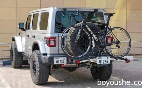 迪拜 | 司机需支付35迪拉姆来购买自行车架的额外车牌