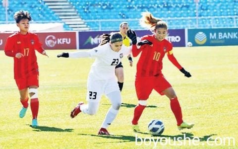 缅甸女足在亚洲杯小组赛中三战三捷获得晋级参加亚洲杯决赛