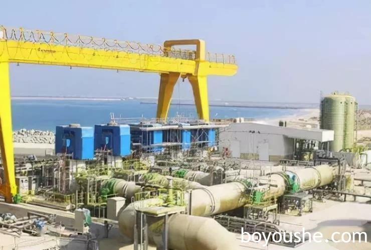 中国企业在阿联酋建设的全球最大海水淡化项目已顺利出水