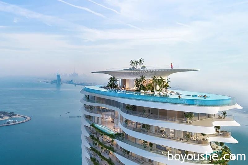 新地标！迪拜棕榈岛将新建一座71层的超豪华住宅楼