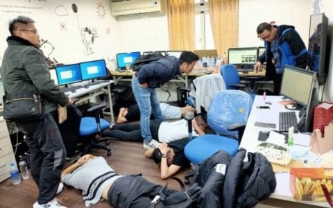 台湾警方破获商圈藏洗钱水房 替非法博彩网站转帐